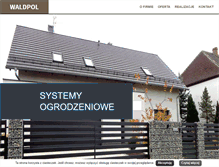 Tablet Screenshot of ogrodzenia-waldpol.pl